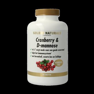 Golden Naturals Golden Naturals Cranberry & D-Mannose 300 Tabletten