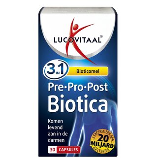 Lucovitaal Lucovitaal Pre pro post biotiques 30 capsules