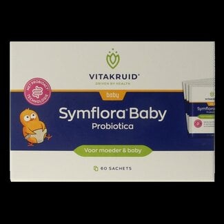 Vitakruid Vitakruid Symflora Baby Probiotica voor moeder & baby 60 Sachets