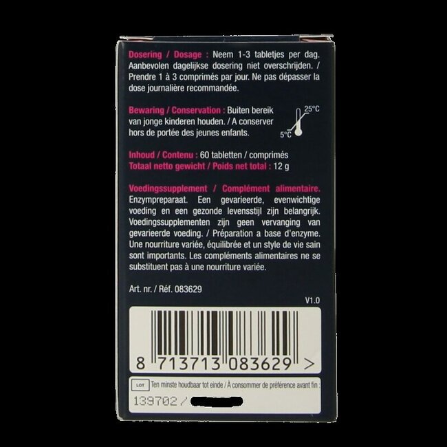 Lucovitaal Lactase 7000 FCC 60 Tabletten