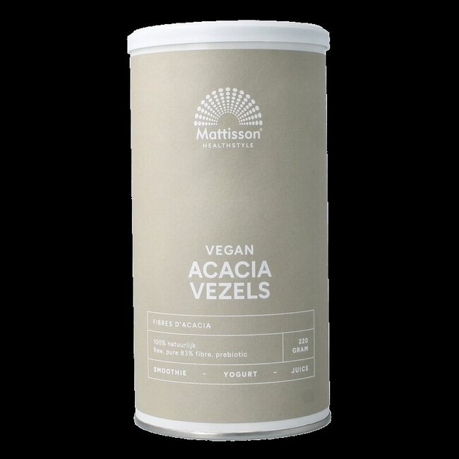 Mattisson Vegan acacia vezels 83% 220 Gram