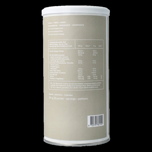 Mattisson Vegan acacia vezels 83% 220 Gram