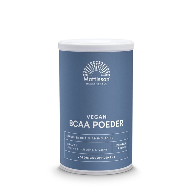 Mattisson Vegan BCAA 2:1:1 poeder 250 Gram