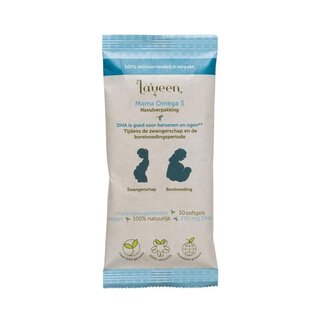 Laveen Laveen Mama omega 3 navulverpakking 30 Softgels
