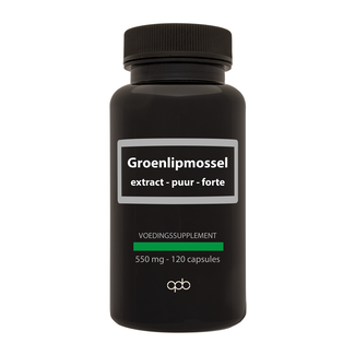 APB Holland APB Holland Groenlipmossel extract puur forte 550mg 120 Capsules