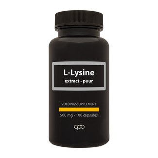 APB Holland APB Holland L-Lysine extract puur 500mg 100 Capsules