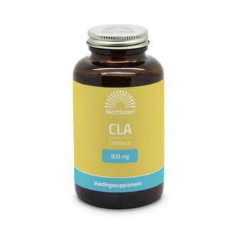 Mattisson Mattisson CLA Linolzuur 800mg 90 Capsules