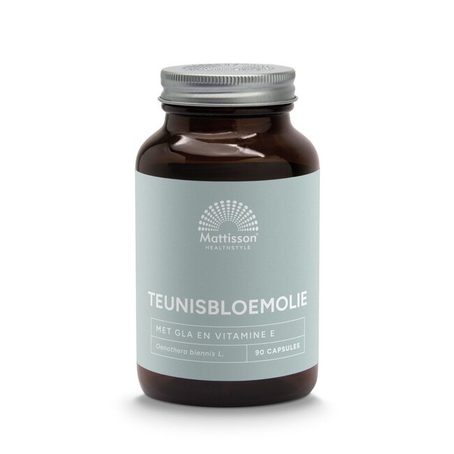 Mattisson Teunisbloemolie met vitamine E 1000mg 90 Capsules