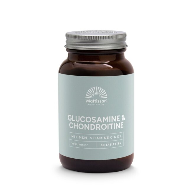 Mattisson Glucosamine chondroitine met MSM, vitamine C & D3 60 Tabletten