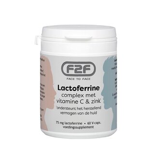 TC Curasense TC Curasense Face to face lactoferrine complex 60 Vegetarische capsules