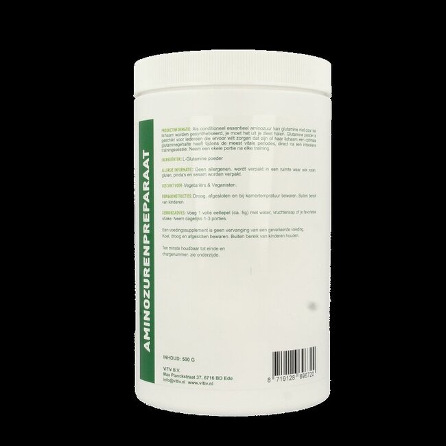 Vitiv L-Glutamine poeder 500 Gram