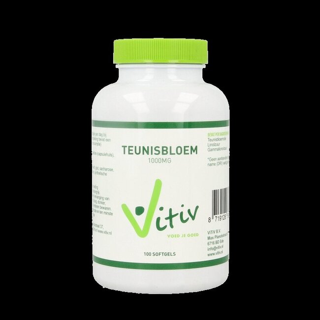 Vitiv Teunisbloemolie 1000mg 100 Softgels