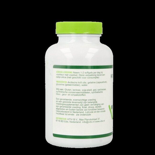 Vitiv Krillolie 500mg antartic 100 Softgels