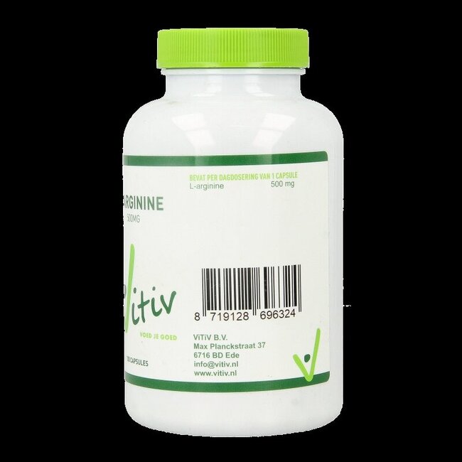Vitiv L-Arginine 500 mg 100 Gélules