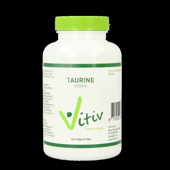 Vitiv Taurine 1000mg 100 Tabletten