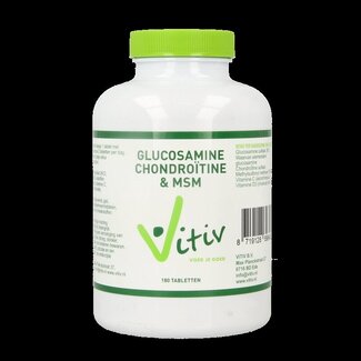 Vitiv Vitiv Glucosamine Chondroïtine MSM 180 Comprimés