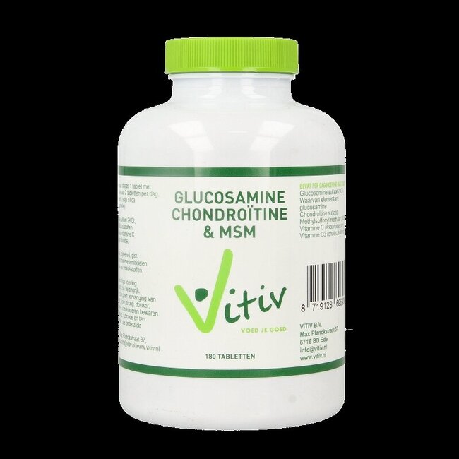 Vitiv Glucosamine chondroitine MSM 180 Tabletten
