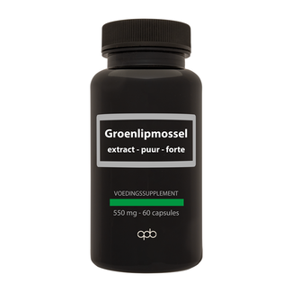 APB Holland APB Holland Groenlipmossel extract puur forte 550mg 60 Vegetarische capsules