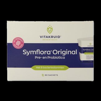 Vitakruid Vitakruid Symflora Original Pre- en Probiotica 8 stammen 60 Sachets