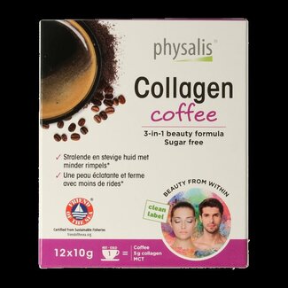 Physalis Collagen coffee fos 10 gram 12 Stuks