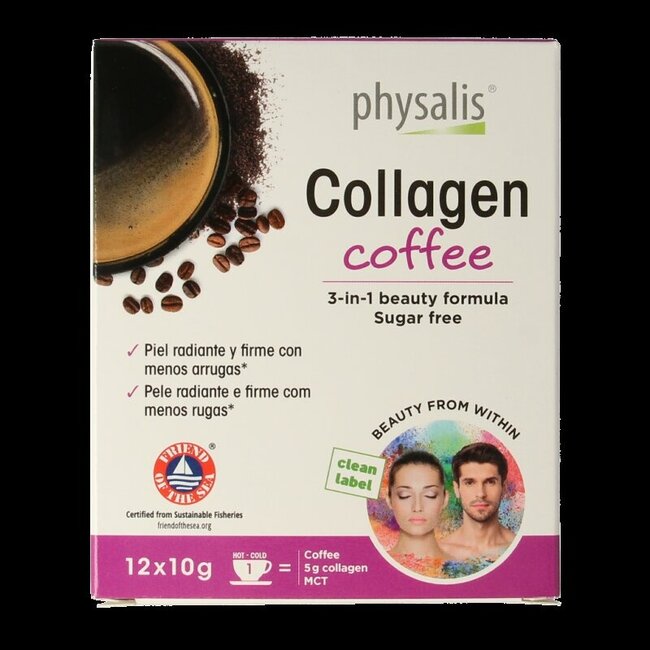 Physalis Collagen Coffee fos 10 g 12 unités