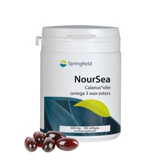 Springfield Springfield NourSea calanusolie omega 3 wax esters 180 Softgels