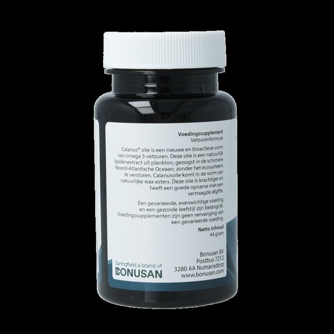 Springfield NourSea huile de calanus oméga 3 esters de cire 60 capsules molles