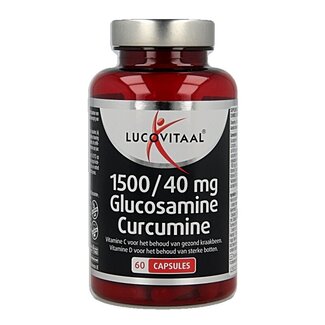 Lucovitaal Lucovitaal Glucosamine & curcumine 1500/40mg 60 Capsules