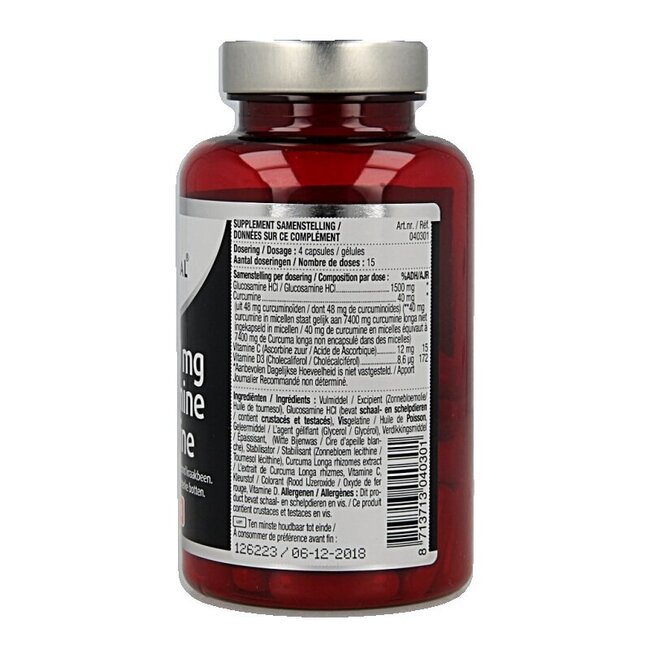 Lucovitaal Glucosamine & curcumine 1500/40mg 60 Capsules