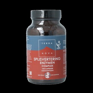 Terranova Terranova Spijsvertering enzymen complex 100 Vegetarische capsules