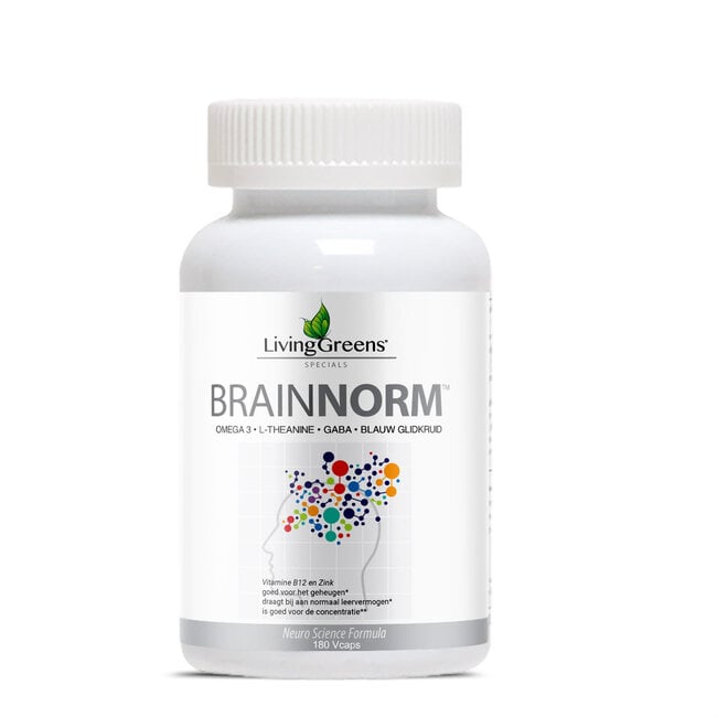 Livinggreens Brainnorm 180 Vegetarische capsules