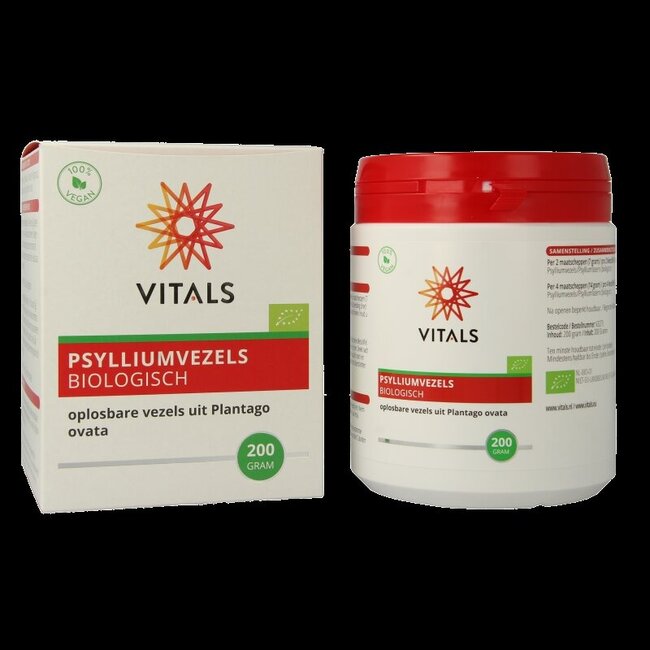 Vitals Psylliumvezels bio 200 Gram
