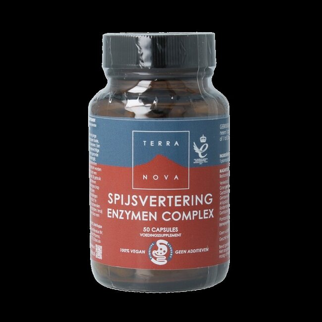 Terranova Spijsvertering enzymen complex 50 Vegetarische capsules
