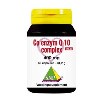 SNP SNP Co enzym Q10 complex 400mg puur 60 Capsules
