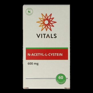 Vitals Vitals N-Acetyl-L-cysteine 600 mg 60 Vegetarische capsules
