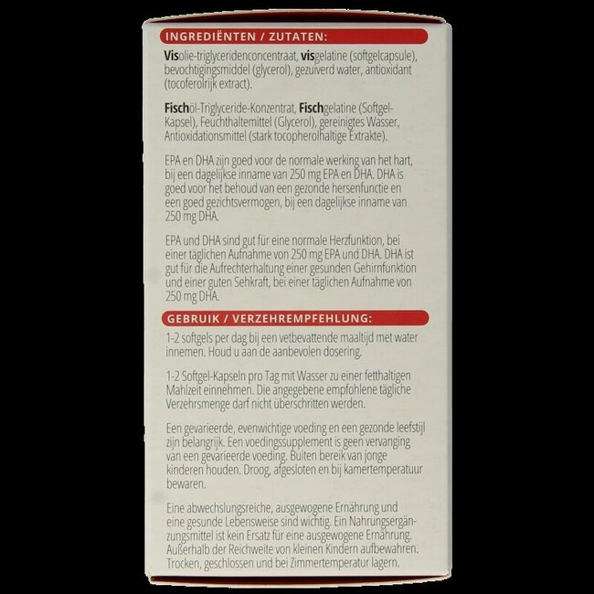 Vitals EPA/DHA Ultra pure 1000 mg 60 capsules molles