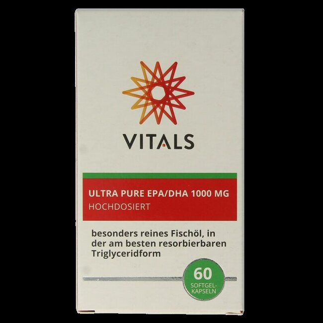 Vitals EPA/DHA Ultra pure 1000 mg 60 capsules molles