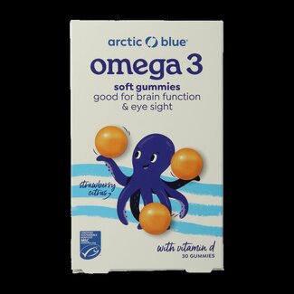 Arctic Blue Arctic Blue Omega 3 DHA, EPA en vitamine D 30 Gummies