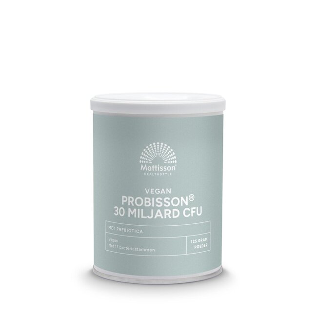 Mattisson Probisson poeder 30 miljard CFU met prebiotica 125 Gram
