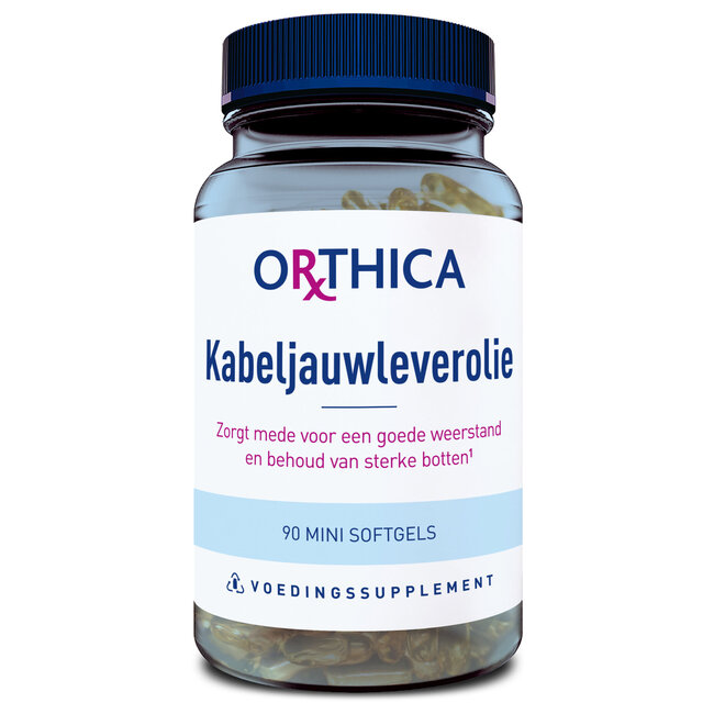 Orthica Kabeljauwlever olie 90 Softgels