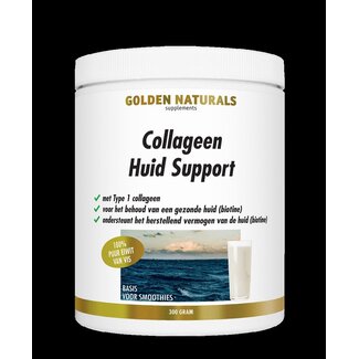 Golden Naturals Golden Naturals Collageen huid support vis  300 Gram