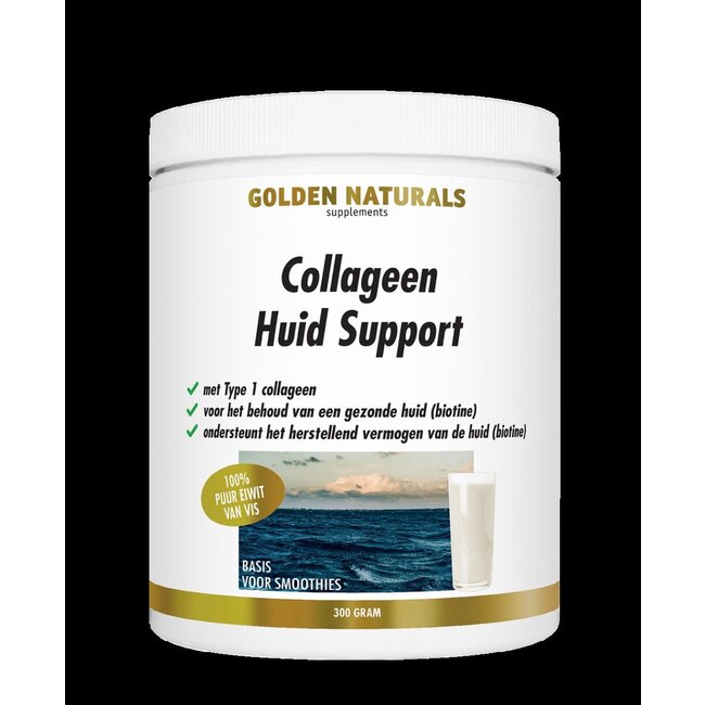 Golden Naturals Collageen huid support vis  300 Gram