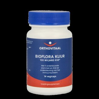 OrthoVitaal OrthoVitaal Bioflora kuur 100 miljard 14 Vegetarische capsules