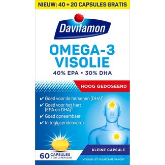 Davitamon Davitamon Omega 3 visolie  60 Capsules
