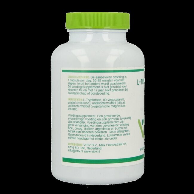 Vitiv L-Tryptofaan 60 Vegetarische capsules
