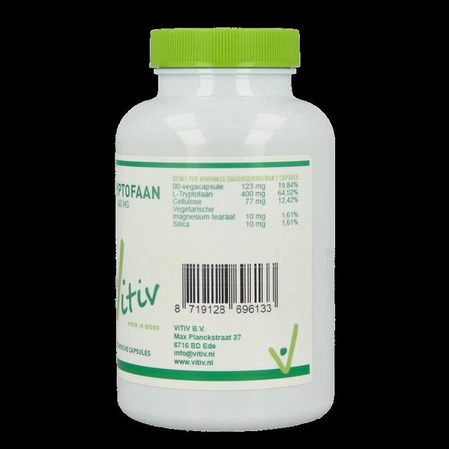 Vitiv L-Tryptofaan 60 Vegetarische capsules