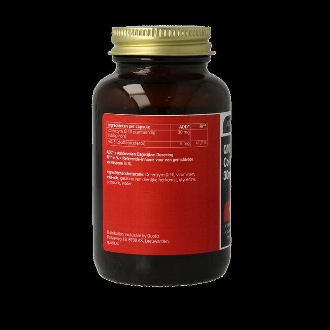 Coenzyme Q10 Naturelle 30 mg 60 Gélules