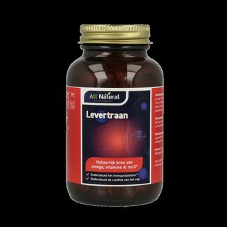 All Natural All Natural Levertraan vitamine a & d 100 Capsules