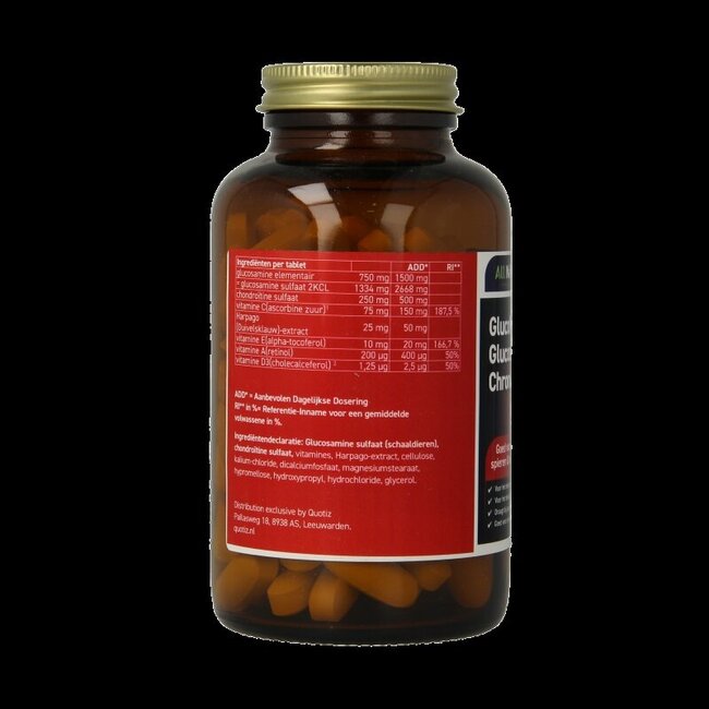 All Natural GlucoMax glucosamine & chondroitine 120 Tabletten