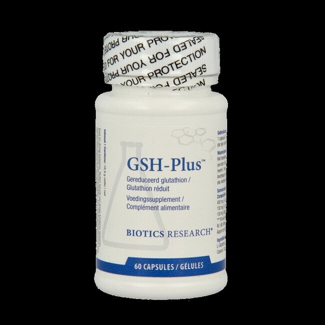 Biotics GSH plus glutathion 150mg 60 Capsules